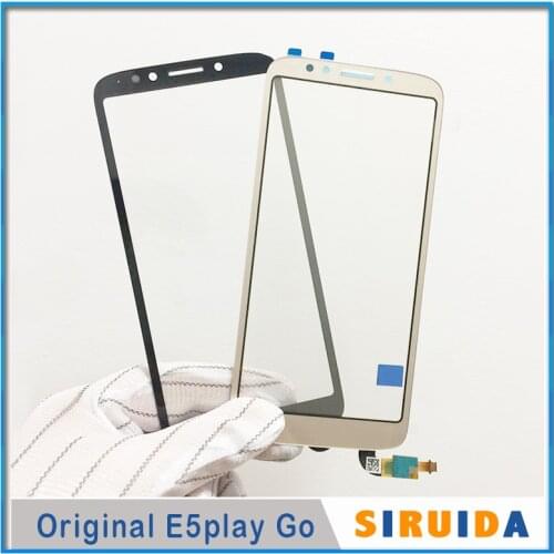 Original E5 Play AG For Android Go System/ LCD Touch Screen Digitizer Front Glass Panel Lens For Motorola Moto E5play Go Replace