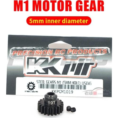 KKPIT M1 5MM inside diameter 12T 13T 15T 17T 19T steel metal Pinion Motor Gear For 1/10 Rc Model