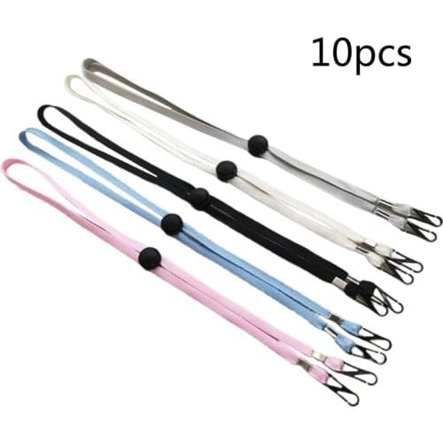 10 Pcs Mask Lanyard Straps Holders for Back of Head or Neck Adjustable Stopper New