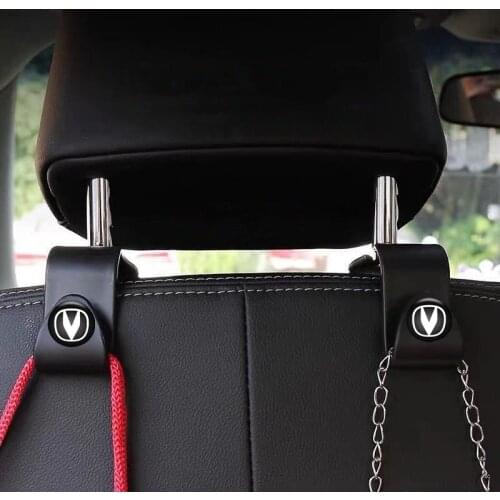 For Changan CS95 CS85 CS75 CS55 CS35 CS15 2018 2019 2020 EADO 2/4Pcs Car Hooks Bag Purse Cloth Interior Decoration Fastener Clip