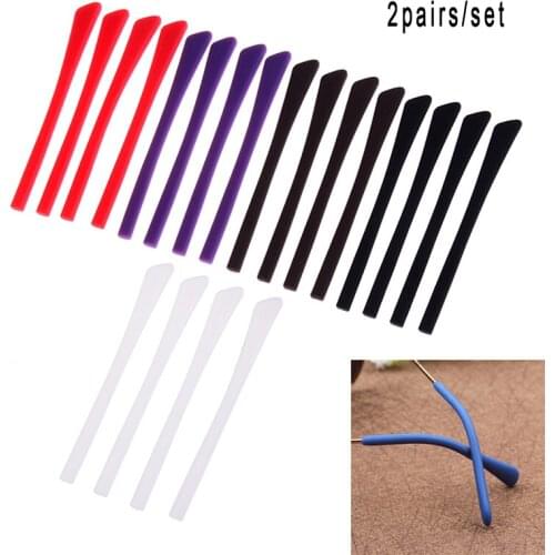 2 Pairs Anti Slip Silicone Glasses Ear Hooks For Kids And Adults Grips Eyeglasses Sports Tips Soft Ear Hook