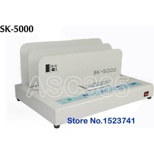 220/240V 50Hz/60Hz 100W Hot glue binding machine SK5000 Desktop Perfect Paper Thermal Binder Electric Metal Book Maker