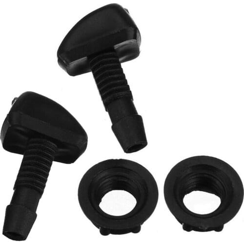 2x Car Front Windshield Wiper Washer Sprayer Nozzle Replacement Universal for Cars