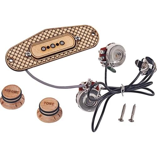3 String Cigar Box Guitar Pickup Amplifier with Input Jack Cable String Instrument Parts