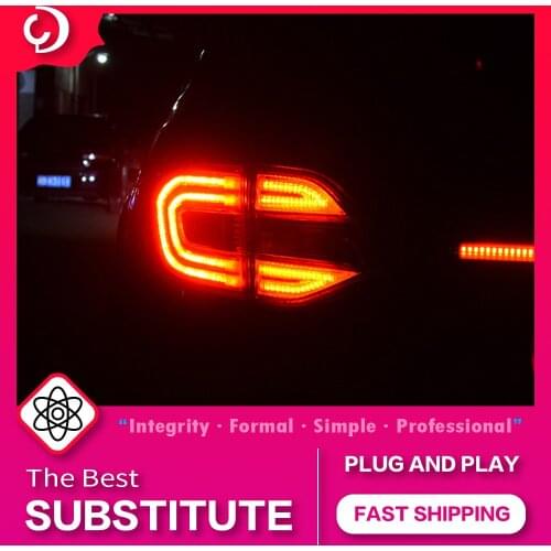 AKD Car Styling Taillights for Ford Everest 2016-2020 LED Tail Light DRL Tail Lamp Turn Signal Rear Reverse Brake