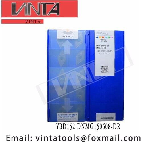 Free shipping high quality 10pcs/lots YBD152 YBC152 DNMG150608-DR cnc carbide turning inserts
