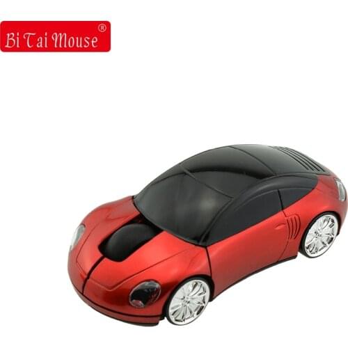 BTS 2.4GHz Optical Wireless Mouse 3D Car Shape mouse 1600DPI Receiver USB Mice For Notebook PC Laptop