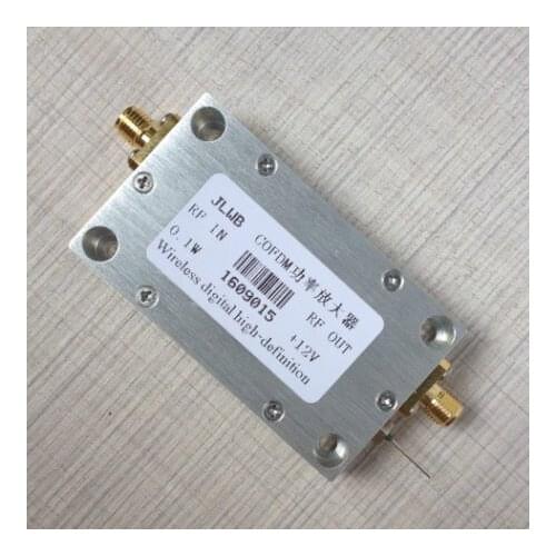 DVB-T DTMB COFDM Picture Transmission Digital Transmission Drone Wideband Linear Power Amplifier 0.1W