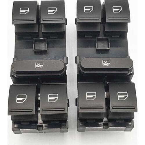 Electric Power Master Window Switch Button For Sagitar Golf 56 Jetta MK5 6 Tiguan Touran Passat B6 B7 1K4959857B 1K4 959 857 B