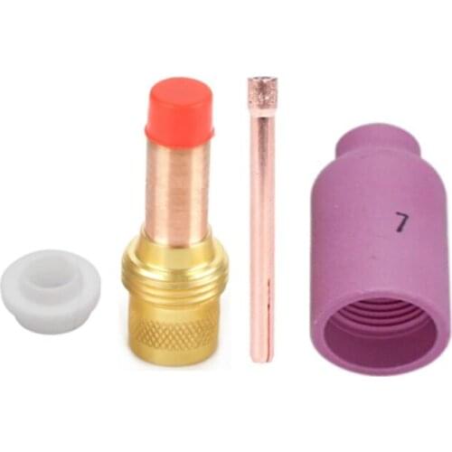 4Pcs TIG Gas Lens KIT Size 3/32 Inch 45V26 10N24 54N15 54N01 Fit TIG Welding Torch Accessories PTA DB SR WP17 18 26