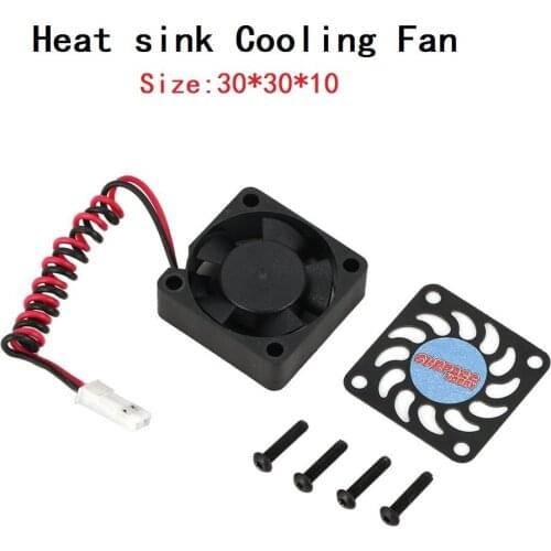 SURPASS HOBBY RC Motor Cooling fan 30*30*10mm rotates at 21000 rpm 5-8.45V 1.5A for 1/10 RC car-motor ESC fast cooling