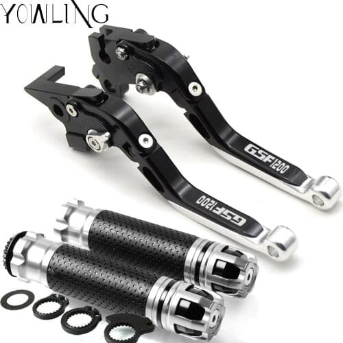Motorcycle Accessories Brake Clutch Levers Handlebar grip Handle Grips For SUZUKI GSF 1200 GSF1200 BANDIT 2001-2006 02 03 04 05