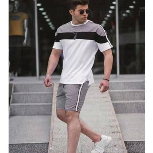 Mens Fitness Bodybuilding Suit Male Summer Gyms Workout Men Breathable Quick-drying Sports Pants Jogging Casual Shorts