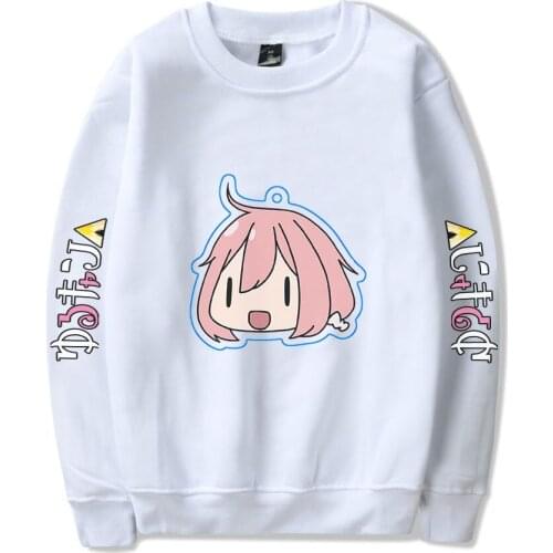 2021 New Yuru Camp△ Hoodies Sweatshirts Graphic Printed Sweatshirt Men/Women Autumn Winter Casual Tracksuit Pullover Tops