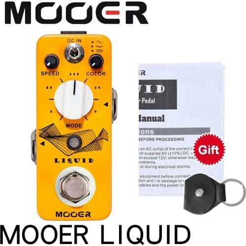 NEW MOOER Liquid 5 different phase effect types 3 selectable wave form types effect pedal