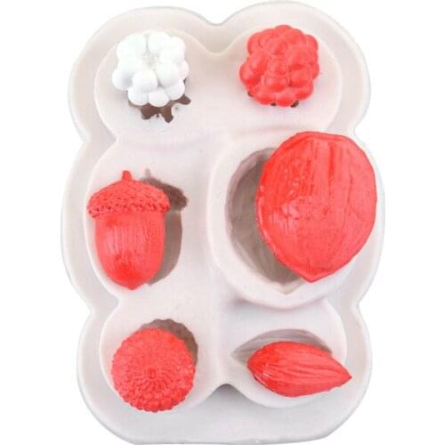 Fruit Silicone Fondant Baking Paste Mold Diy Cake Decorating Polymer Clay Resin Candy Cake Super Sculpey