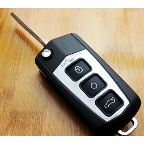 3 Buttons Replacement Modified Flip Folding Remote Key Shell Case For Toyota Yaris Highlander Fob Key Cover
