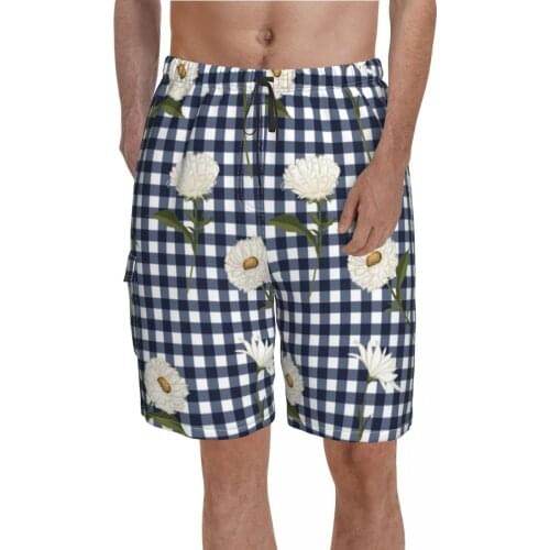 Syntecso Men's White Swimming Trunks