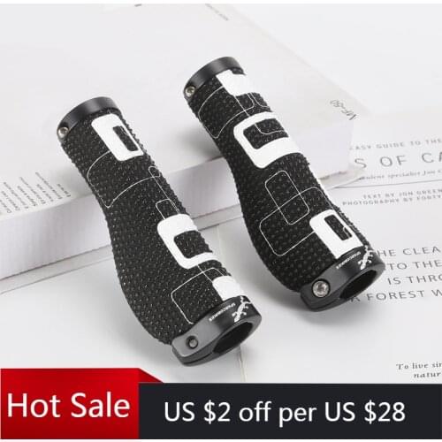 1 pair of bicycle mountain road grip cover non-slip shockproof high fiber PU silicon parts bikes bike grips Cycling