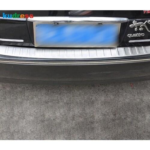 For Nissan Teana 2013 2014 2015 2016 2016 Stainless Steel Rear Bumper Protector Sill Trunk Lid Tread Plate Threshold Cover Trim