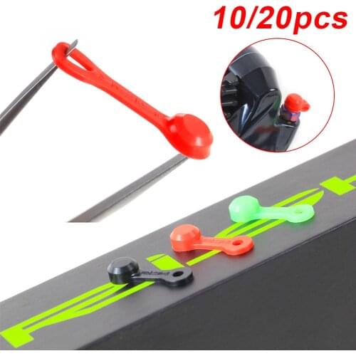 10/20Pcs RISK Silica Gel MTB Bike Bleed Nipple Cover Dust Cap Mountain Bicycle Oil Nipple Set For XT Oil Disc Brake Clamp Access