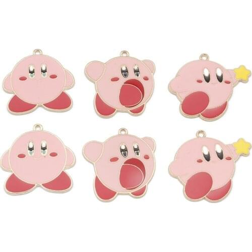 10pcs/Lot Carton Character Diy Handmade Oil Enamel Charms Design for Jewelry Making Earring Bracelet or Necklace