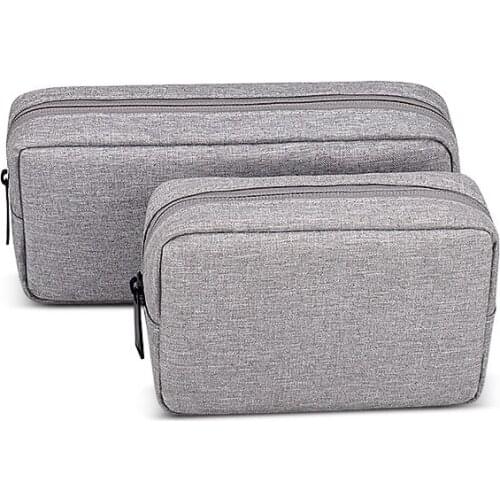 Pouch Storage Cosmetic Case Bag Travel Solid Make Up Bags Carrying Wash Cosmetic Tote Bag Makeup Beauty Cable Organizer Toiletry