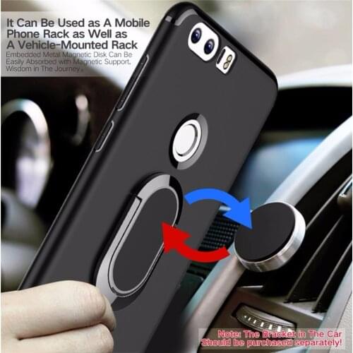Huawei Honor 8 FRD-L19 FRD-L09 FRD-AL10 Cover Magnetic Magnet Car Finger Ring Case For Huawei Honor8 FRD L19 L09 AL10 Cases
