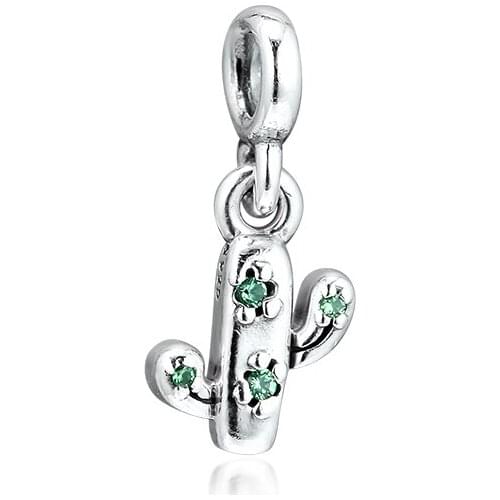 CKK My Lovely Cactus Charms 925 Original Fit Pandora Me Bracelets Sterling Silver Charm Beads for Jewelry Making Bead kralen