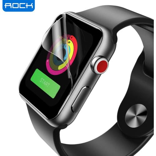 2Packs Hydrogel Film for iWatch 6 5 4 SE 40MM 44MM Screen Protector Full Cover Clear Protective Film for Apple Watch 3 2 1 38MM