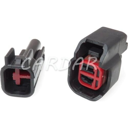 1 Set 2 Pin EV6 EV14 USCAR Fuel Injector Pigtail Connector sr20det rb30 GTR FAST ls2 ls3 Universal Male Female Socket