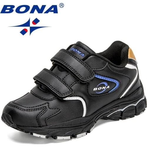 BONA 2021 New Designers Brand Classics Sneakers Kids Casual Sports Shoes Child Running Shoes Jogging Footwear Comfort Chaussure