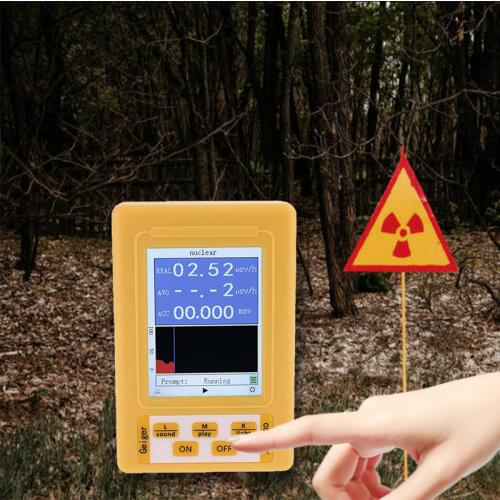2021 Handheld LCD Display Radiation Detector Series Nuclear Radiation Detector Dosimeter Monitor Radiation Tester EMF Meter