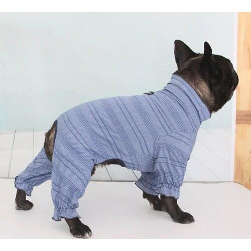 Pet Dog Cute Pink Jumpsuits with Ruffle Pleated Sweater Puppy Soft Cotton Summer Bodysuit for Small Dogs Doggie Pup