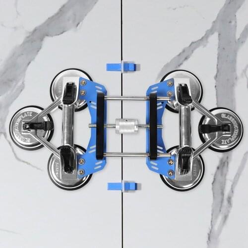 Portable Tile Leveler Floor Laying Regulator Tile Gap Position Regulator 6 Suction Cups Set Tiles Installation Tool