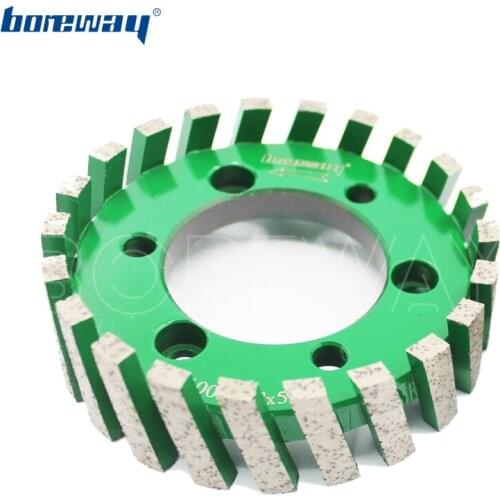 Boreway Supply A Piece of D100x30T CNC Segmented Standard Cyclone Gauging Calibrat Stubbing Wheels for Grinding Stone Free Shipp