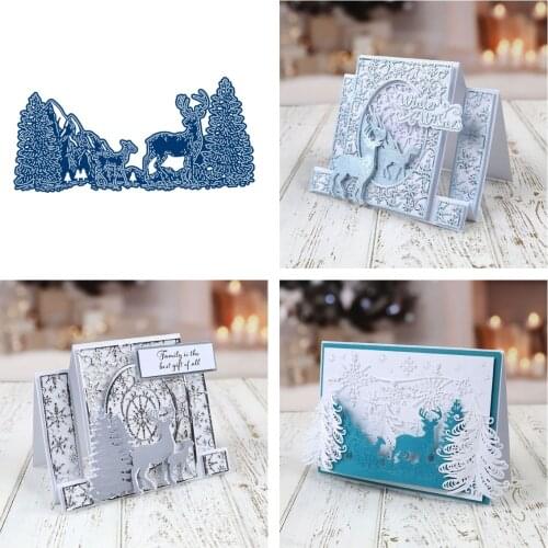 Regal Reindeer Cutting Dies Scrapbook Dariy Decoration Stencil Embossing Template DIY Greeting Card Handmade Metal Cutting