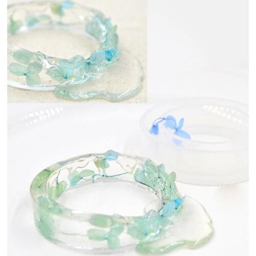 Silicone Jewelry Mold Round Bracelet Bangle Resin Mold Resin Jewelry Making Tool