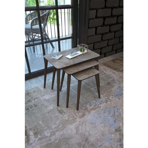 Modern Triple Zigon coffee table the Gordian coffee tables table basse furniture living room table