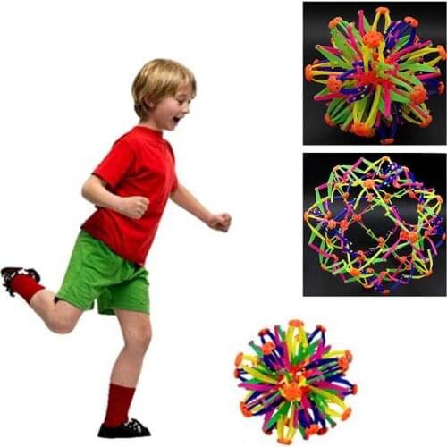 Telescopic magic ball baby throwing ball blossoming bigger smaller telescopic ball toys childrens ball toys gifts
