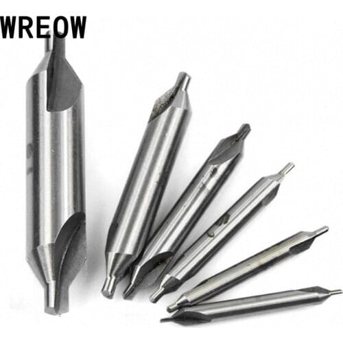 High Quality 6pcs Countersink HSS Center Drill Lathe Mill Tackle Electrical Combined Bit Tool Set 5/3/2.5/2/1.5/1mm
