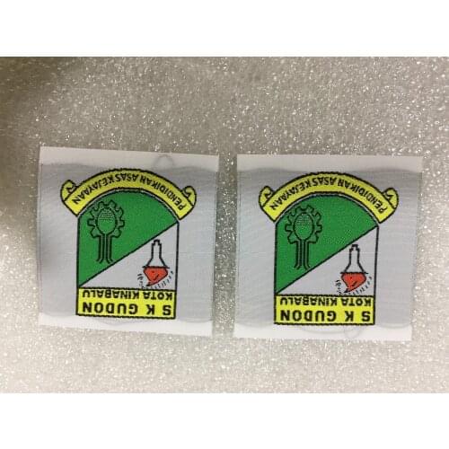 High Quality Clothing Labels Taffeta Cloth Woven Label Main Labels Garment Tags