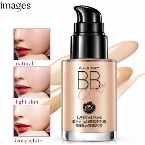 Brand Face Liquid Foundation Flawless Coverage Moisturizer Waterproof Concealer Beauty Makeup Base Whitening Shake BB Cream 30ML