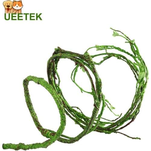 1 Pc Reptile Vine Small Animals Habitat Forest Bend Branch for Lizard