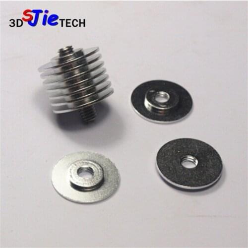 10pcs/set Reprap M6 threaded heat sink washers for DIY 3D printer all metal hot end aluminum alloy