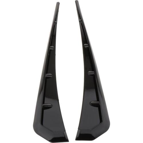 2x Car Side Door Shark Gill Air Flow Vent Decor Plastic Grille Trim Decal Sticker