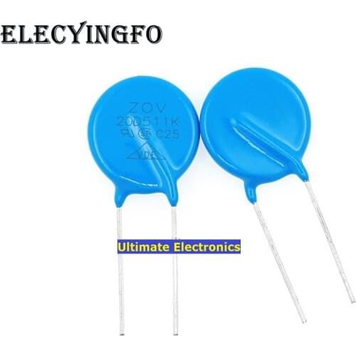 20pcs Varistors 20D511K 510V Varistor Metal voltage dependent resistor