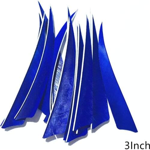 50pcs Arrow Feather 3inch Natual Turkey Feather Handcraft For Carbon Fiberglass Wooden Arrows