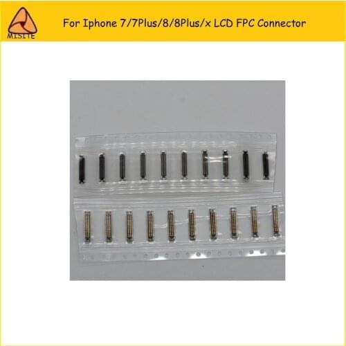50pcs/lot display Touch digitizer screen & LCD FPC connector for iphone 8/8plus/8P/8G/8X/X FPC Screen & LCD on main Logic board
