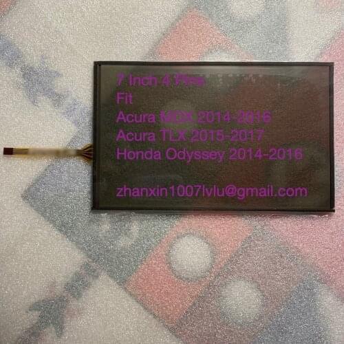7 Inch 4 Pins Touch Screen Glass Digitizer Fit Acura MDX TLX Honda Odyssey Car DVD Audio Radio Multimedia Player GPS Navigation